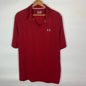 Under Armour Heatgear Polo Golf Shirt Antler Logo XL